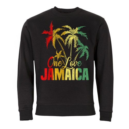 MĘSKA BLUZA MUZYCZNA REGGAE MUZYKA PALMY ONE LOVE JAMAICA 