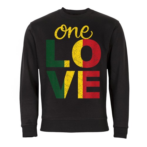 MĘSKA BLUZA MUZYCZNA REGGAE MUZYKA ONE LOVE REGGAETON 1