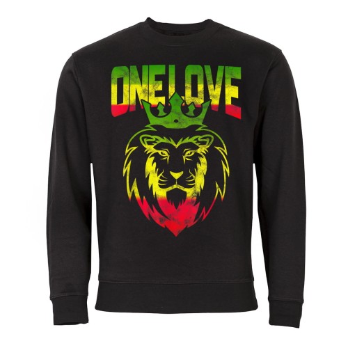 MĘSKA BLUZA MUZYCZNA REGGAE MUZYKA ONE LOVE LION THE KING 1