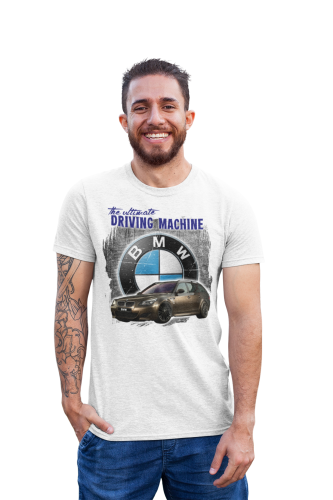 KOSZULKA THE ULTIMATE DRIVING MACHINE GOLDEN