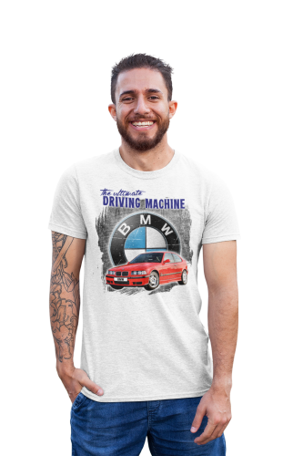 KOSZULKA THE ULTIMATE DRIVING MACHINE RED