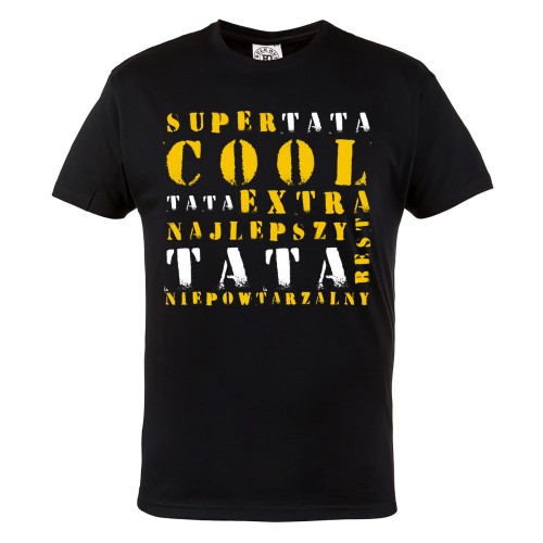 KOSZULKA MĘSKA PREZENT NA DZIEŃ OJCA SUPER TATA COOL TATA 
