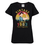 DAMSKA KOSZULKA URODZINOWA NA URODZINY 1983  LIPIEC VINTAGE