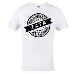 KOSZULKA MĘSKA PREZENT NA DZIEŃ OJCA NAJLEPSZY TATA NA ŚWIECIE BIAŁA