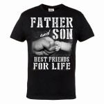 KOSZULKA MĘSKA PREZENT NA DZIEŃ OJCA FATHER AND SON BEST FRIENDS FOR LIFE