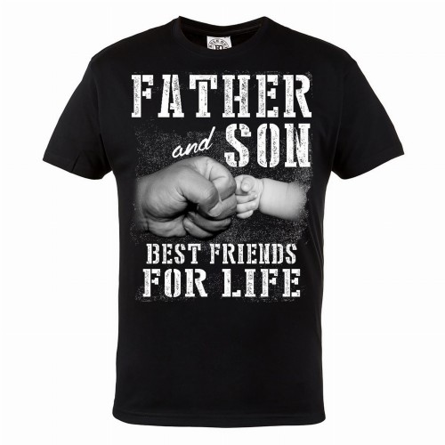 KOSZULKA MĘSKA PREZENT NA DZIEŃ OJCA FATHER AND SON BEST FRIENDS FOR LIFE