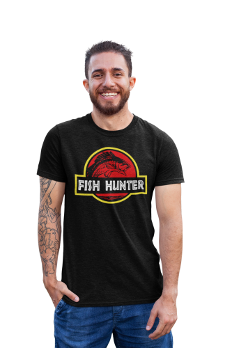 MĘSKA KOSZULKA DLA WĘDKARZA NA RYBY FISHING FISH HUNTER WĘDKARTSWO