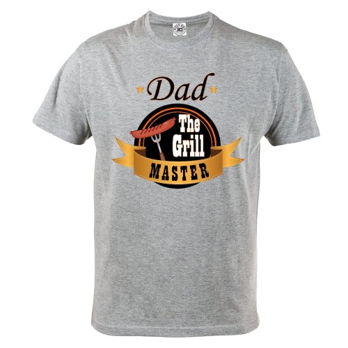KOSZULKA MĘSKA PREZENT NA DZIEŃ OJCA THE GRILL MASTER