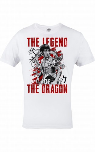 KOSZULKA BRUCE LEE THE LEGEND OF THE DRAGON MISTRZ SZTUK WALKI 