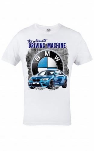 KOSZULKA THE ULTIMATE DRIVING MACHINE BLUE 2