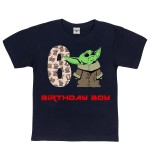 DZIECIĘCA KOSZULKA 6 URODZINY BABY YODA STAR WARS