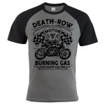 KOSZULKA MĘSKA MOTO DEATH - ROW BURNING GAS