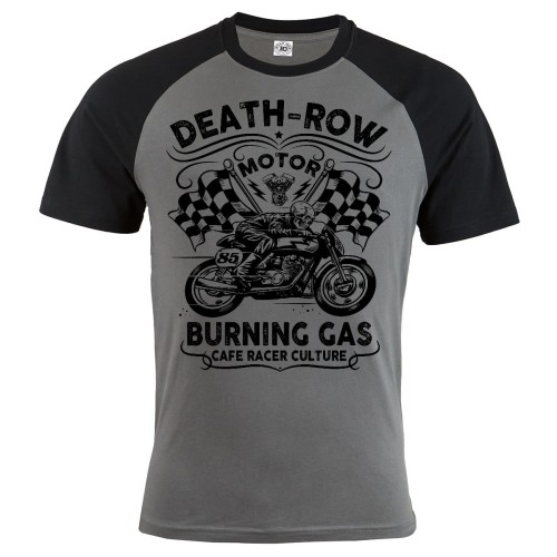 KOSZULKA MĘSKA MOTO DEATH - ROW BURNING GAS 