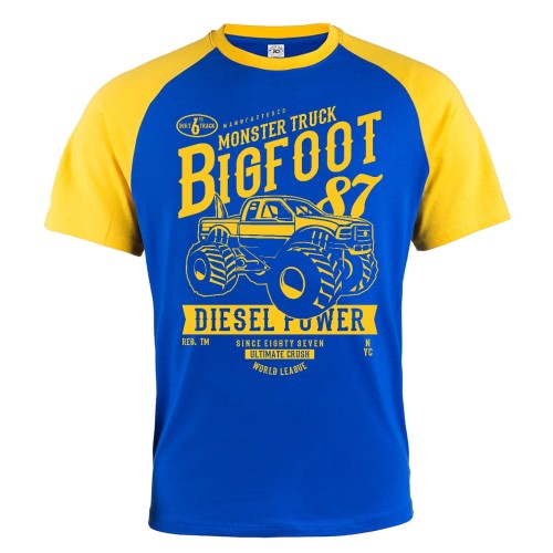 KOSZULKA MĘSKA MOTO BIG FOOT 