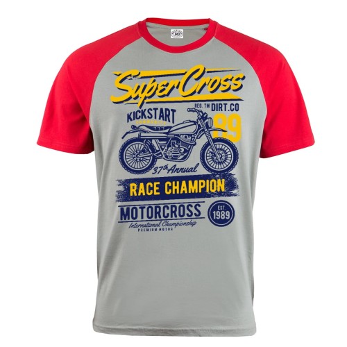 KOSZULKA MĘSKA MOTO SUPER CROSS 