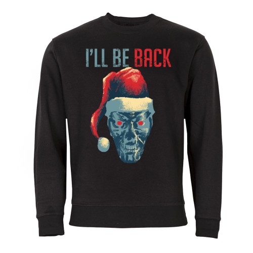 MĘSKA BLUZA ŚWIĄTECZNA TERMINATOR I'LL BE BACK CHRISTMAS 1