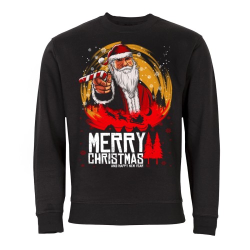 MĘSKA BLUZA ŚWIĄTECZNA ŚWIĘTY MIKOŁAJ MERRY CHRISTMAS AND HAPPY NEW YEAR 1