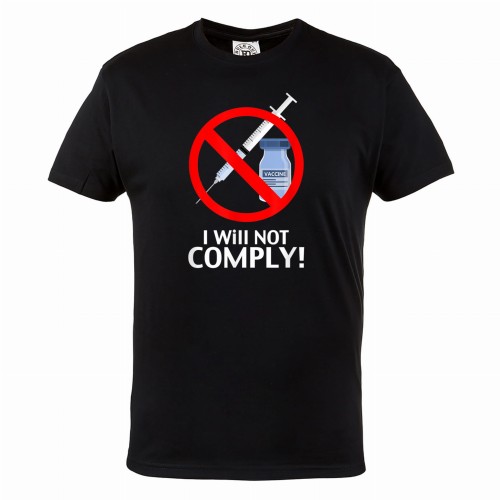 KOSZULKA MĘSKA KORONAWIRUS SZCZEPIONKA VACCINE 1