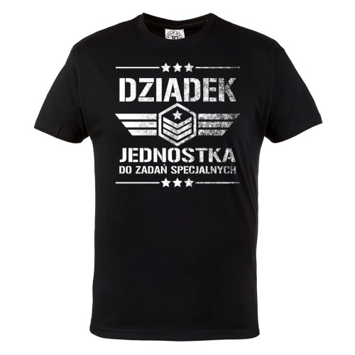 KOSZULKA PREZENT NA DZIEŃ DZIADKA DZIADEK JEDNOSTKA DO ZADAŃ SPECJALNYCH VINTAGE TORBA GRATIS 2