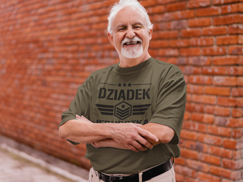 KOSZULKA PREZENT NA DZIEŃ DZIADKA DZIADEK JEDNOSTKA DO ZADAŃ SPECJALNYCH TORBA GRATIS 5