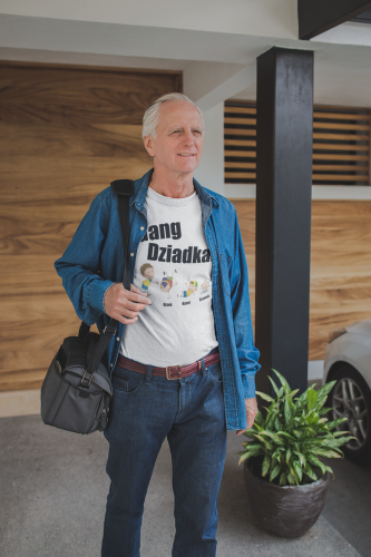 PERSONALIZOWANA KOSZULKA PREZENT NA DZIEŃ DZIADKA GANG DZIADKA TORBA GRATIS 3