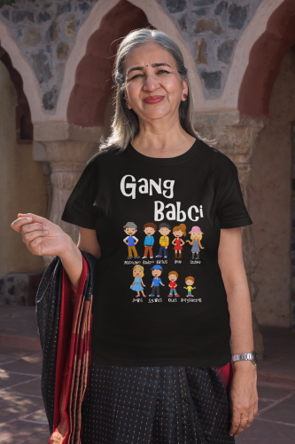 KOSZULKA PERSONALIZOWANA PREZENT NA DZIEŃ BABCI GANG BABCI TORBA GRATIS 4