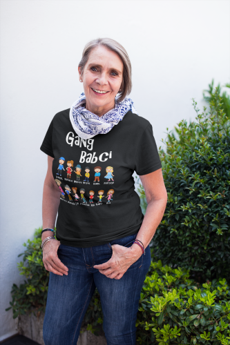 KOSZULKA PERSONALIZOWANA PREZENT NA DZIEŃ BABCI GANG BABCI TORBA GRATIS 5
