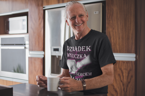 KOSZULKA PREZENT NA DZIEŃ DZIADKA ŻÓŁWIK DZIADEK I WNUCZKA TORBA GRATIS 5