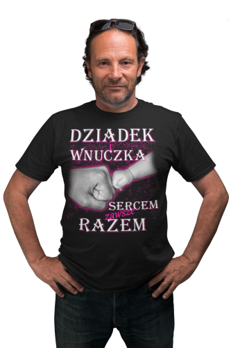 KOSZULKA PREZENT NA DZIEŃ DZIADKA ŻÓŁWIK DZIADEK I WNUCZKA TORBA GRATIS 2