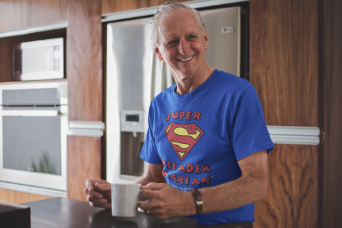 KOSZULKA PERSONALIZOWANA PREZENT NA DZIEŃ DZIADKA SUPER DZIADEK IMIĘ DZIADKA TORBA GRATIS 4