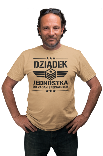 KOSZULKA PREZENT NA DZIEŃ DZIADKA DZIADEK JEDNOSTKA DO ZADAŃ SPECJALNYCH TORBA GRATIS 2