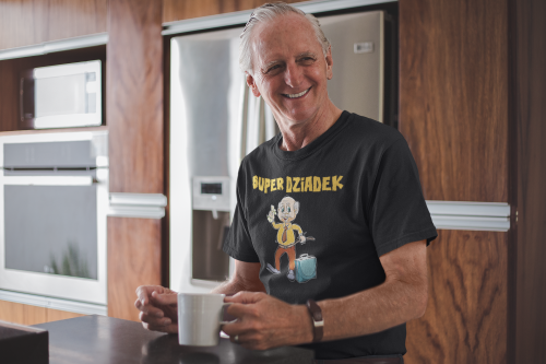 KOSZULKA PREZENT NA DZIEŃ DZIADKA SUPER DZIADEK TORBA GRATIS 5