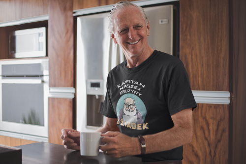 KOSZULKA PREZENT NA DZIEŃ DZIADKA DZIADEK KAPITAN NASZEJ DRUŻYNY TORBA GRATIS 5