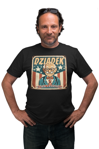 KOSZULKA PREZENT NA DZIEŃ DZIADKA DZIADEK ŻYWA LEGENDA TORBA GRATIS 2