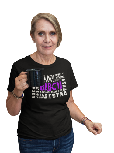 DAMSKA KOSZULKA PREZENT NA DZIEŃ BABCI MEGA FAJNA BABCIA TORBA GRATIS 6