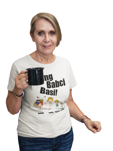 KOSZULKA PERSONALIZOWANA PREZENT NA DZIEŃ BABCI GANG BABCI TORBA GRATIS 6