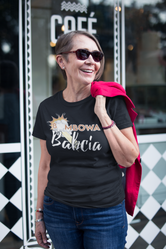 DAMSKA KOSZULKA PREZENT NA DZIEŃ BABCI BOMBOWA BABCIA TORBA GRATIS 5