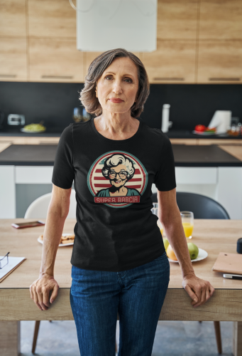 DAMSKA KOSZULKA PREZENT NA DZIEŃ BABCI SUPER BABCIA TORBA GRATIS 3