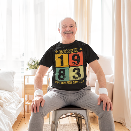 PERSONALIZOWANA KOSZULKA PREZENT NA URODZINY KAŻDY ROCZNIK PODAJ TWÓJ ROK  TORBA GRATIS 3