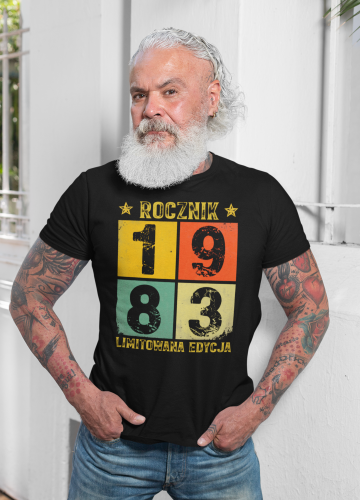 PERSONALIZOWANA KOSZULKA PREZENT NA URODZINY KAŻDY ROCZNIK PODAJ TWÓJ ROK  TORBA GRATIS 5