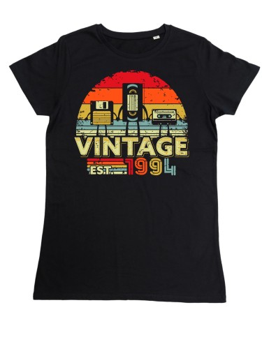 DAMSKA KOSZULKA PREZENT NA 30 URODZINY KASETY VINTAGE 1994 TORBA GRATIS 2
