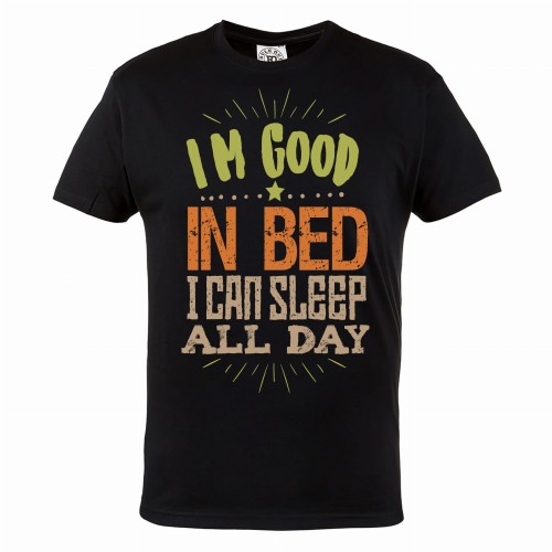 KOSZULKA MĘSKA I'M GOOD IN BED 