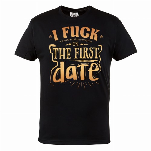 KOSZULKA MĘSKA I'M FUCK ON THE FIRST DATE 