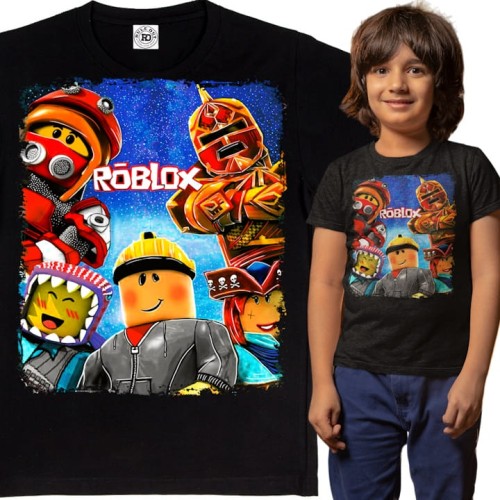 DZIECIĘCA BAWEŁNIANA KOSZULKA NA PREZENT GRA ROBLOX 1