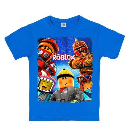 DZIECIĘCA BAWEŁNIANA KOSZULKA NA PREZENT GRA ROBLOX 2