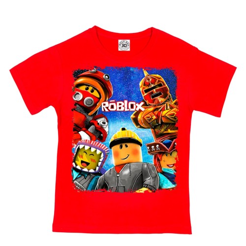 DZIECIĘCA BAWEŁNIANA KOSZULKA NA PREZENT GRA ROBLOX 2