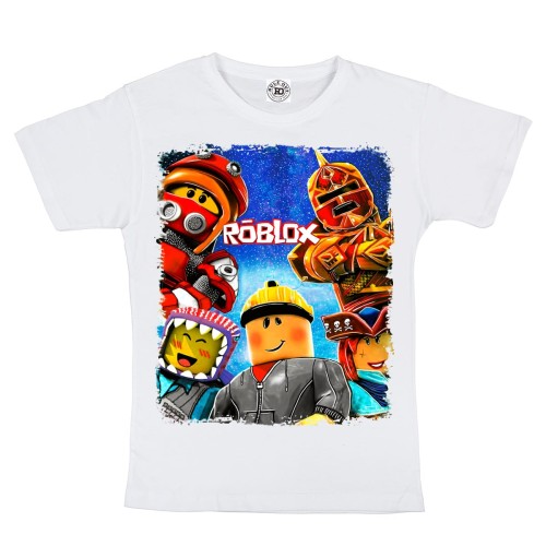 DZIECIĘCA BAWEŁNIANA KOSZULKA NA PREZENT GRA ROBLOX 2