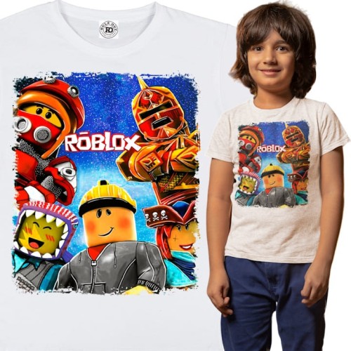 DZIECIĘCA BAWEŁNIANA KOSZULKA NA PREZENT GRA ROBLOX 1