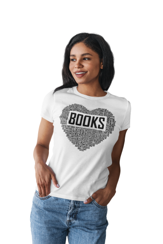 KOSZULKA DAMSKA DLA CZYTELNICZKI WIELBICIELKI KSIĄŻEK KSIĄŻKOHOLICZKA KSIĄŻKI LOVE BOOKS 