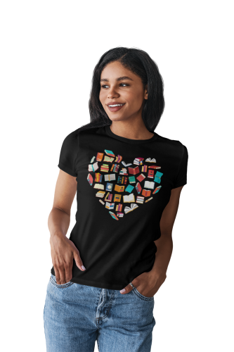 KOSZULKA DAMSKA DLA CZYTELNICZKI WIELBICIELKI KSIĄŻEK KSIĄŻKOHOLICZKA KSIĄŻKI LOVE BOOKS 